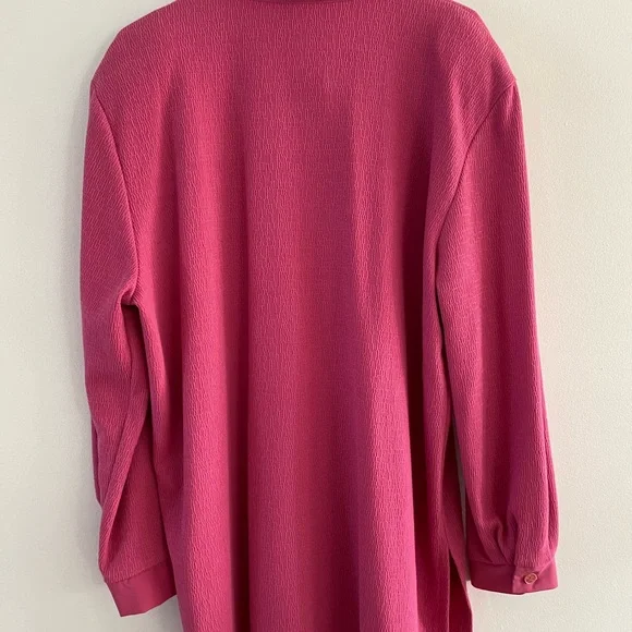 SOLD ELSEWHERE - Vintage Barbie Hot Pink Button-up Blouse - Picture 3 of 8